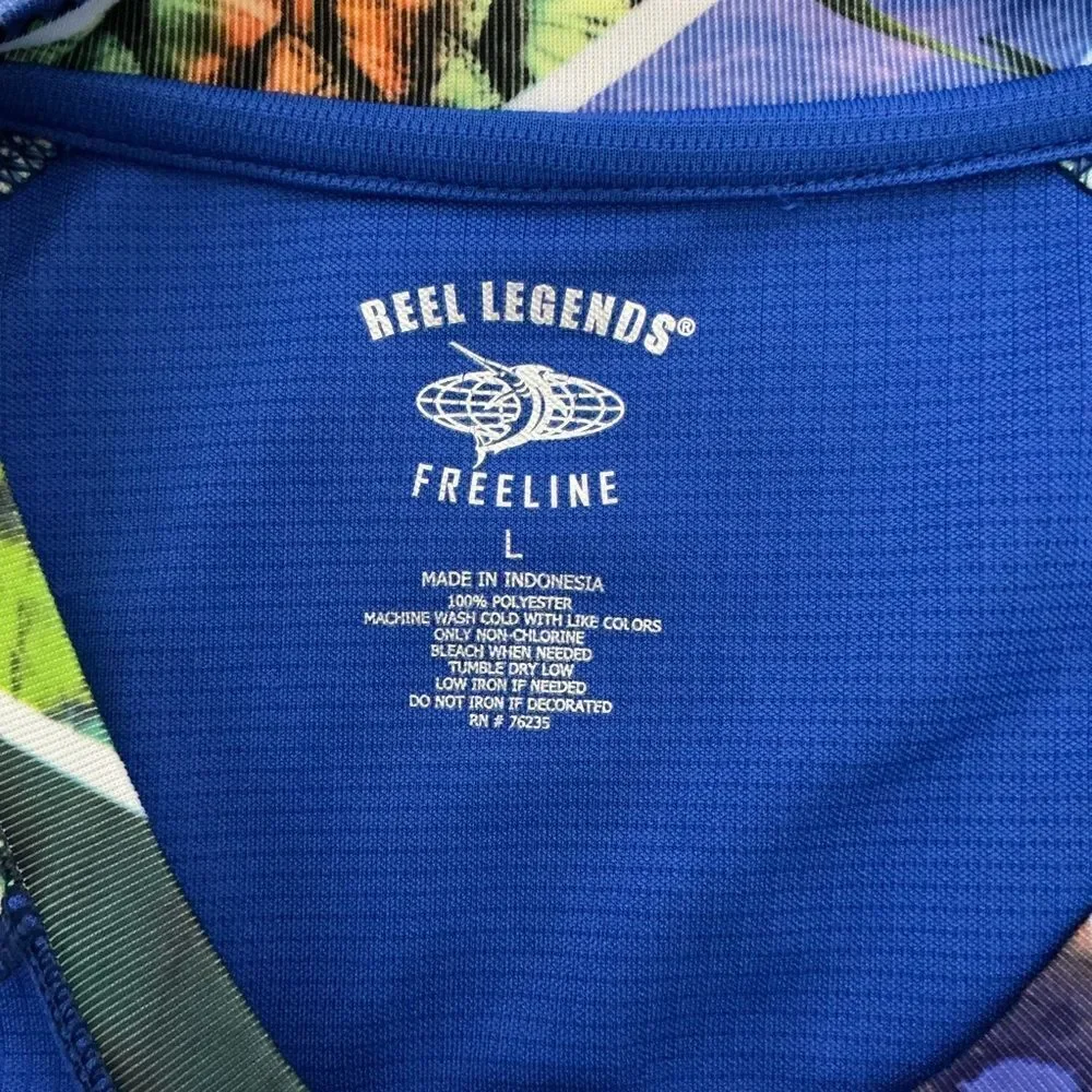 Reel legends freeline size large Long Sleeve Shirt, Mens